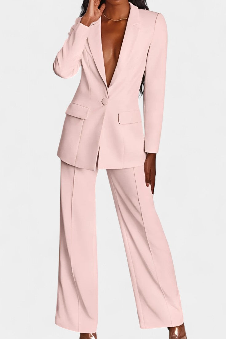 Marnie | Blazer and High-Waisted Pants Set