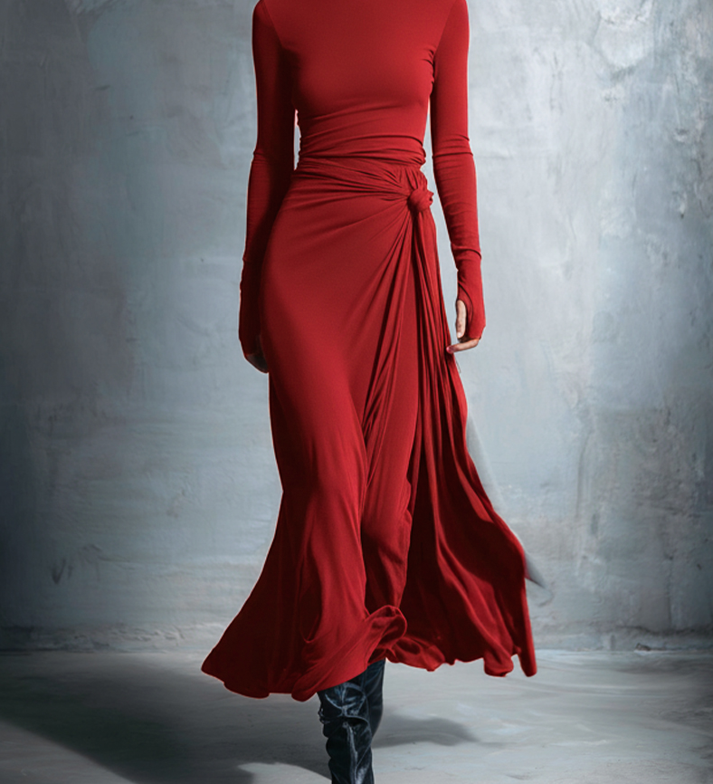 Naiara | Maxi dress with side knot
