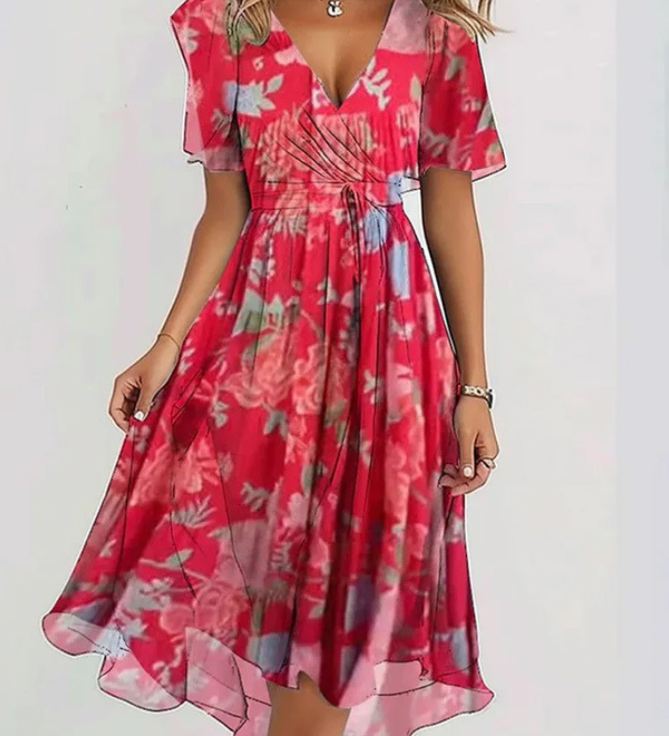 Matilda | Summer Dress With Belly Cover