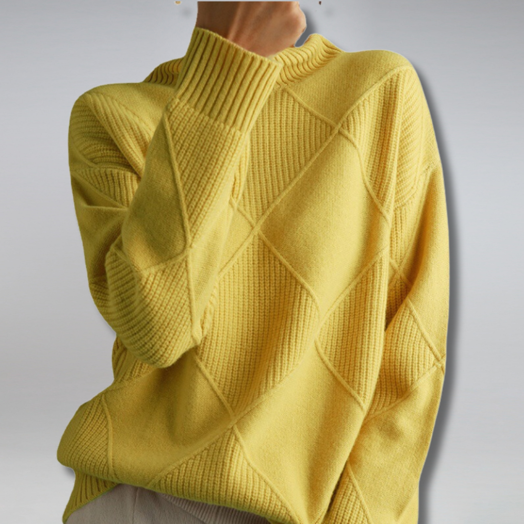 Adelheid | Cable-Knit Turtleneck Sweater