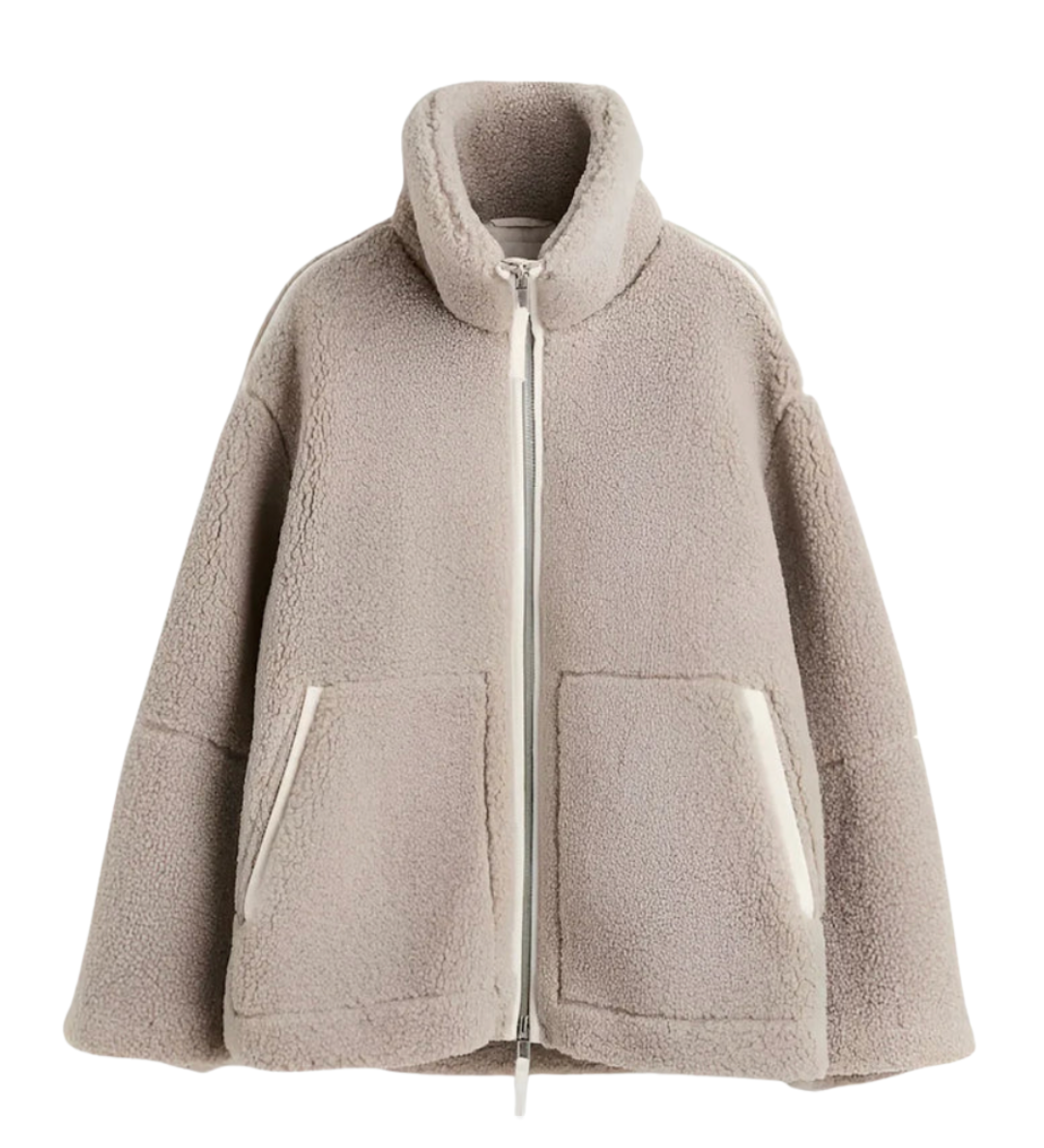 Chelsea | Soft Zip-Front Teddy Jacket