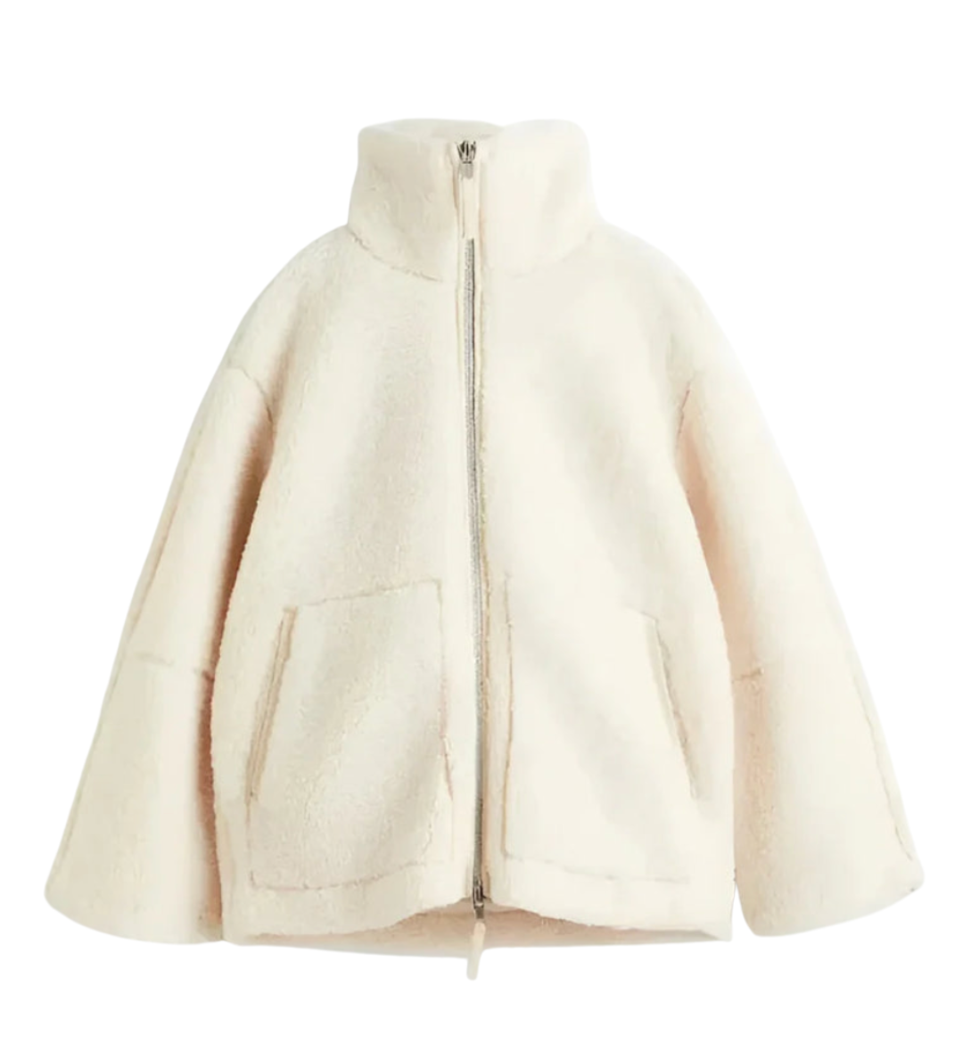 Chelsea | Soft Zip-Front Teddy Jacket