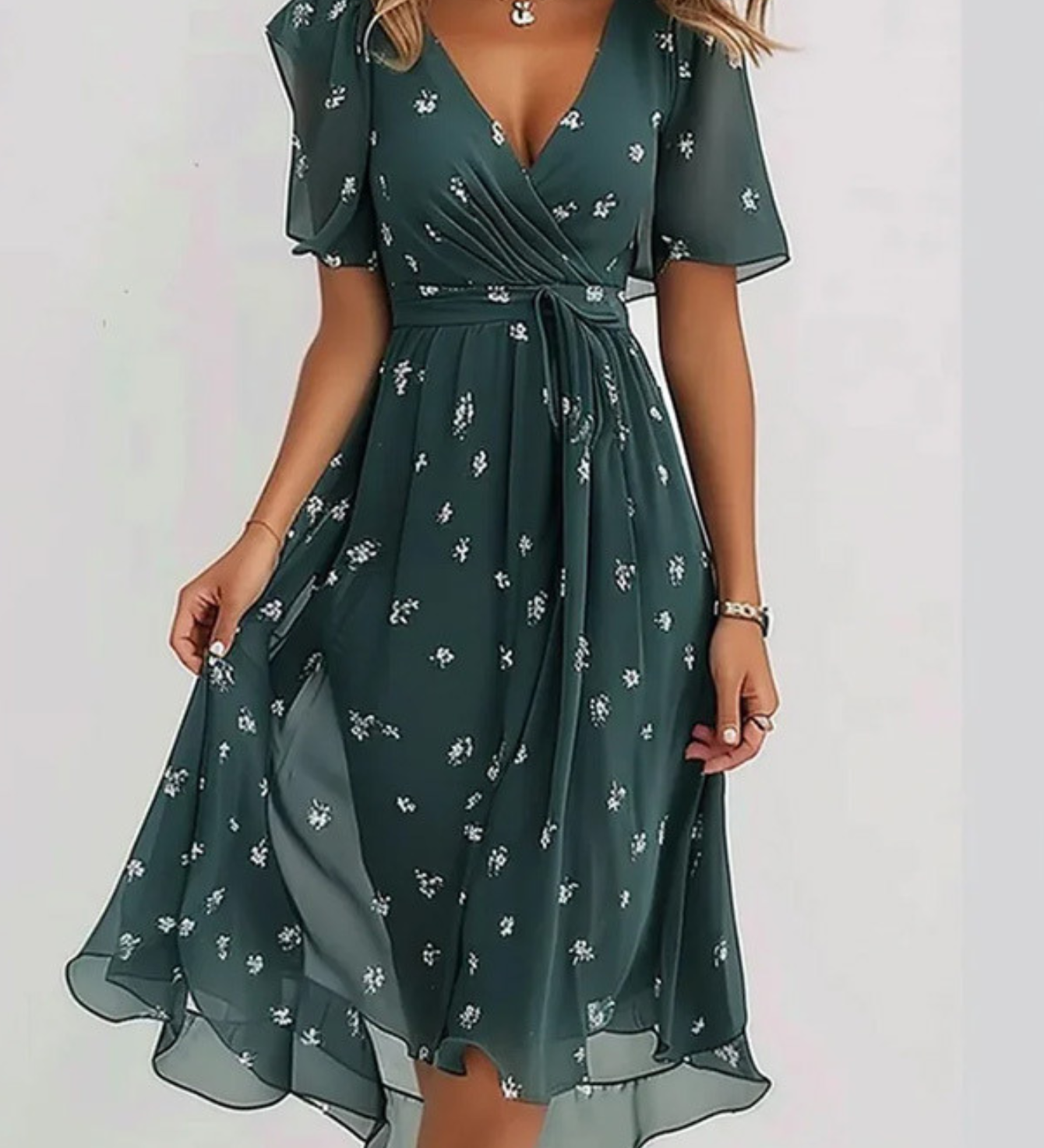Matilda | Summer Dress With Belly Cover