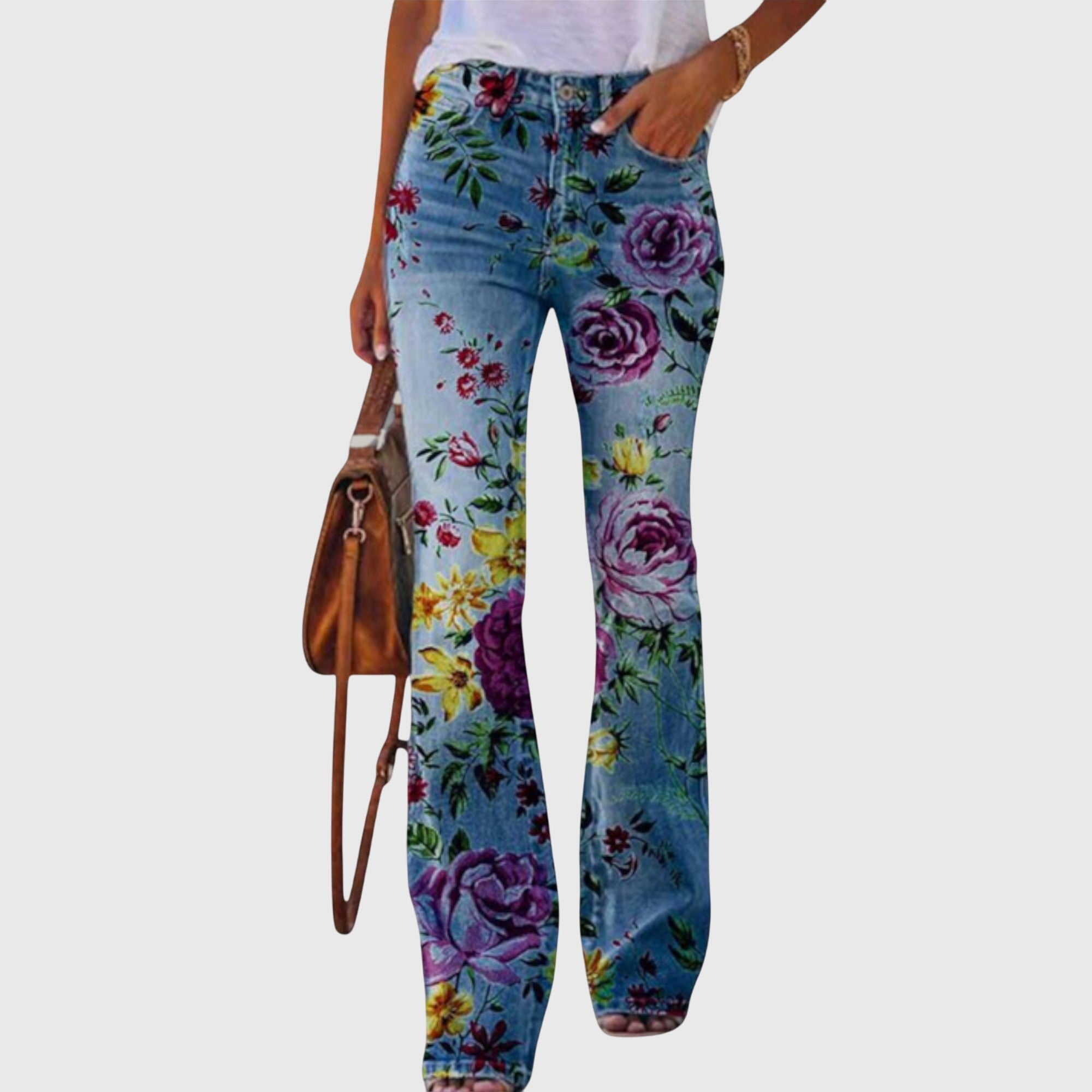 Jamie | Floral Print Pants