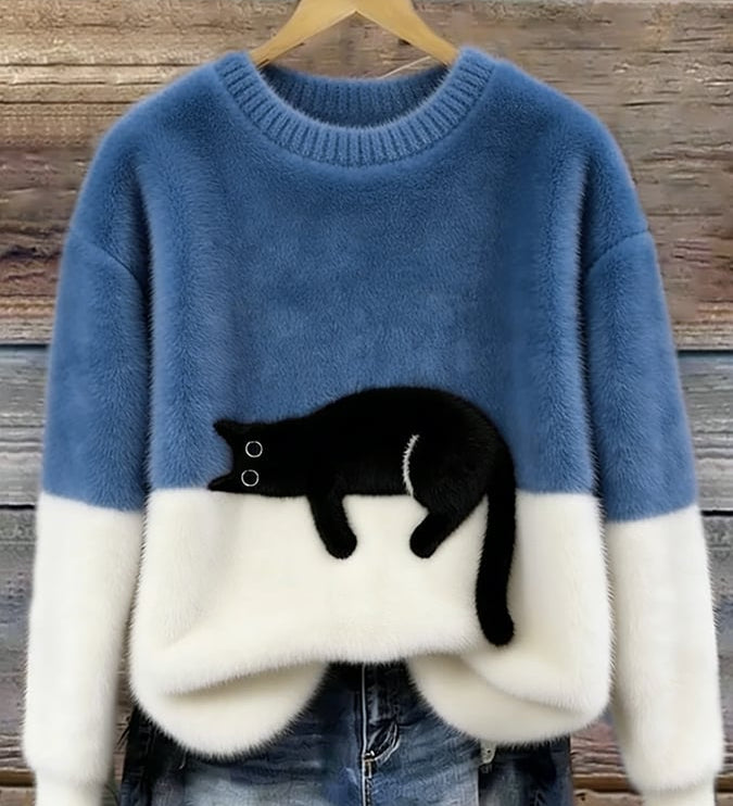 Chloé | Soft Cat Graphic Sweater