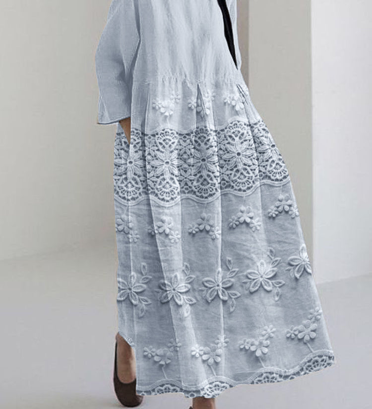 Zara | Delicate Lace Midi Dress
