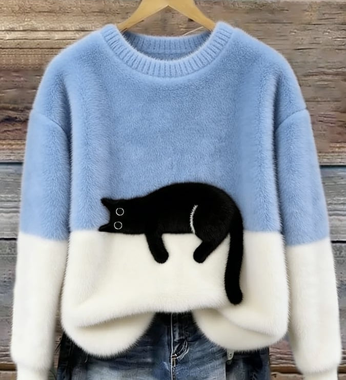 Chloé | Soft Cat Graphic Sweater