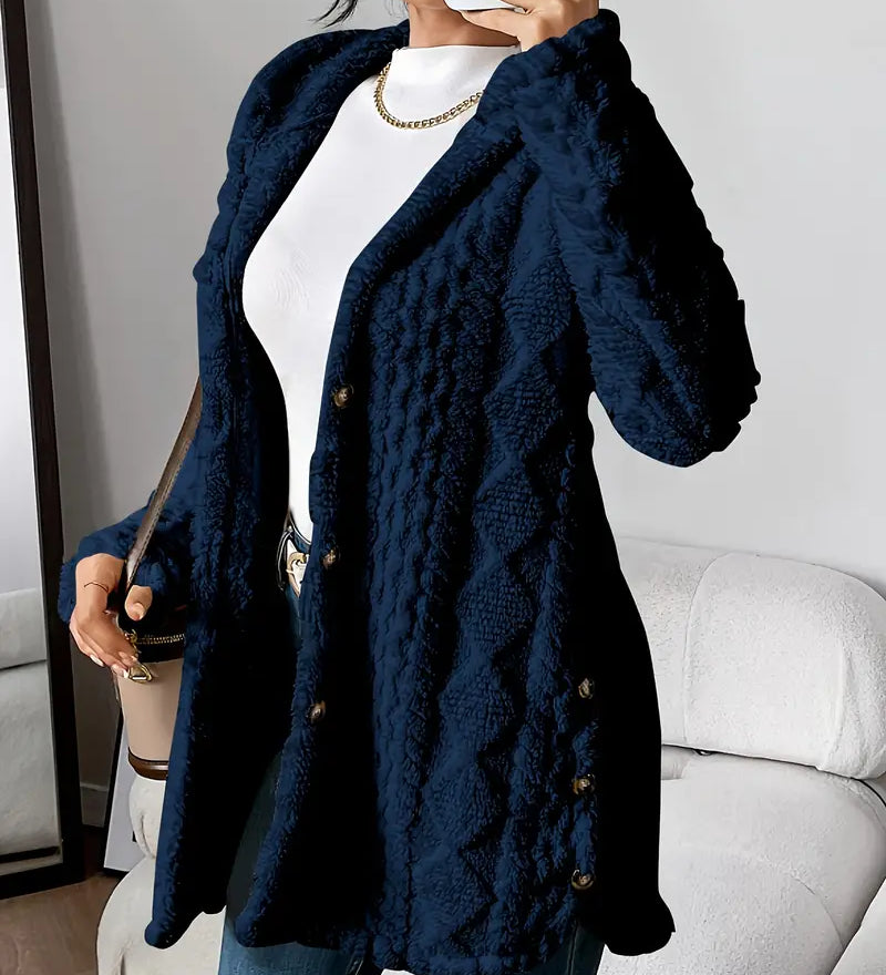 Danielle | Plush Hooded Jacket