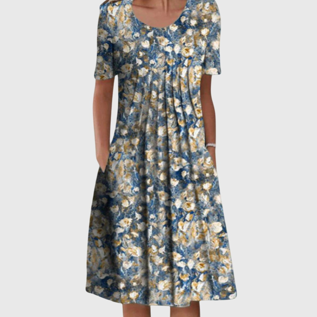 Mary | Midi Dress with Tummy Coverage