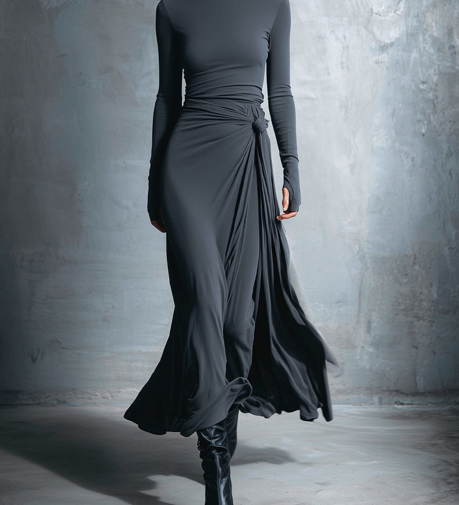 Naiara | Maxi dress with side knot