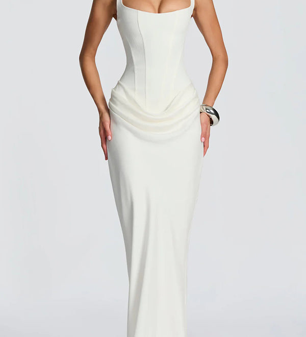 Leonor | Square Neck Maxi Dress