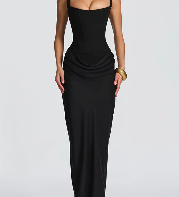 Leonor | Square Neck Maxi Dress
