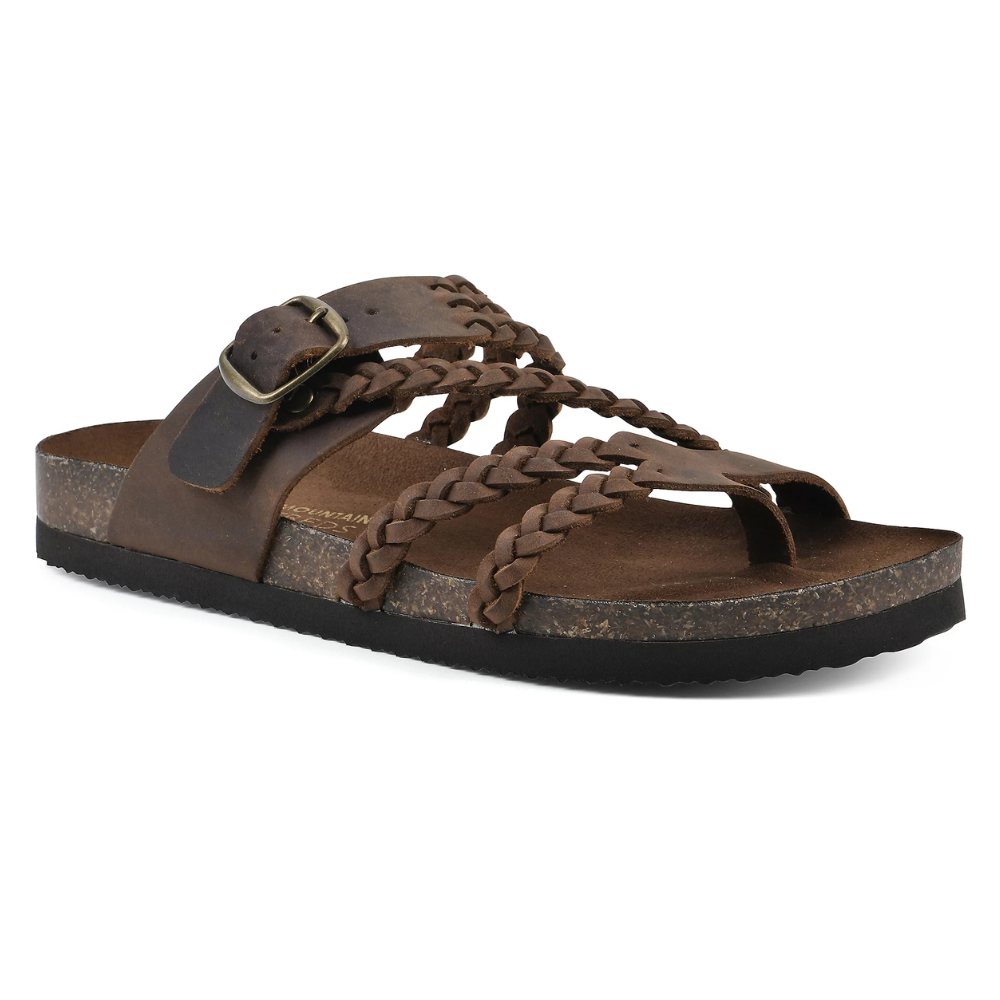 Hailey | Orthopedic Braided Cork Sandals