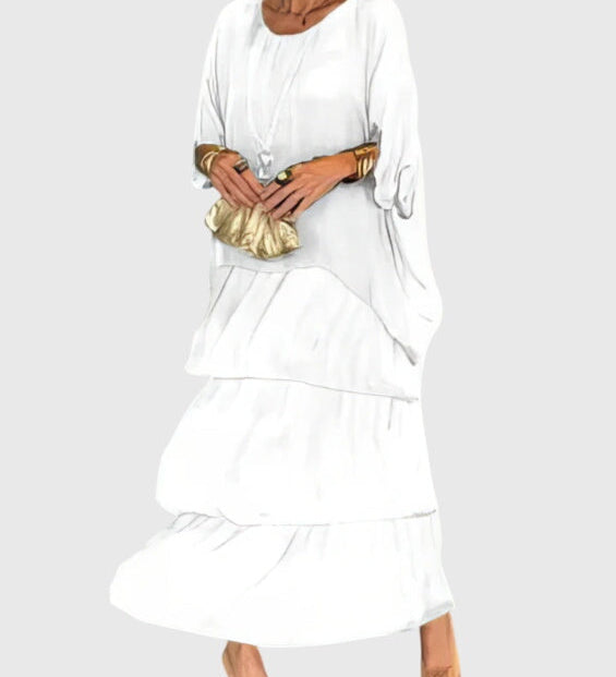 Susan | Long and Flowing Elegant Dress