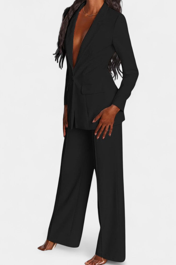 Marnie | Blazer and High-Waisted Pants Set