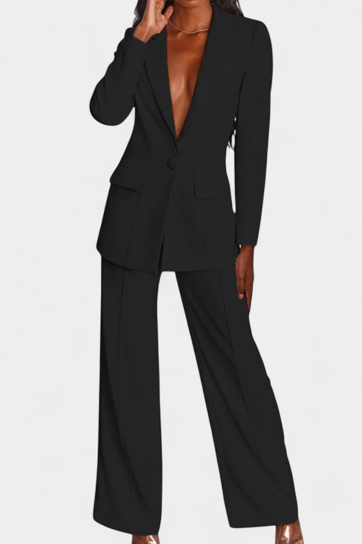 Marnie | Blazer and High-Waisted Pants Set