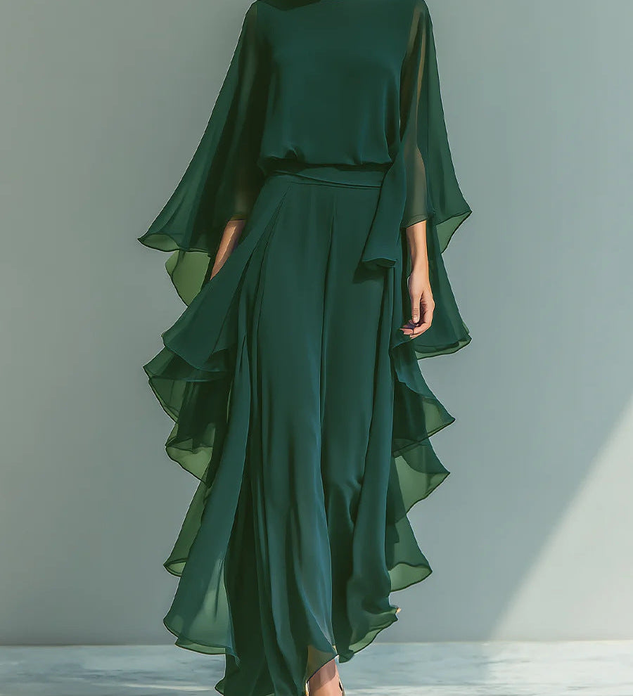 Aurelia | Elegant Flowing Evening Jumpsuit