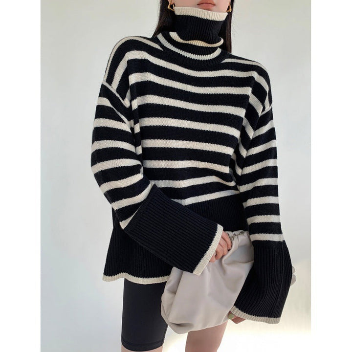 Lieselotte | Cable-Knit Turtleneck Sweater