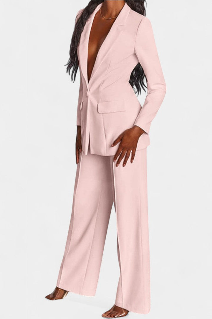 Marnie | Blazer and High-Waisted Pants Set