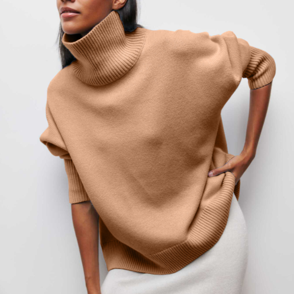Gerda | Cable-Knit Turtleneck Sweater