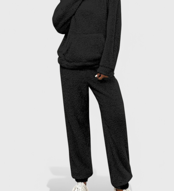 Cozy Billie Two-Piece Set in Luxurious Teddy Fabric