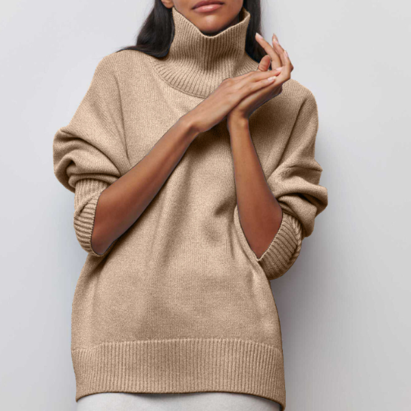 Gerda | Cable-Knit Turtleneck Sweater