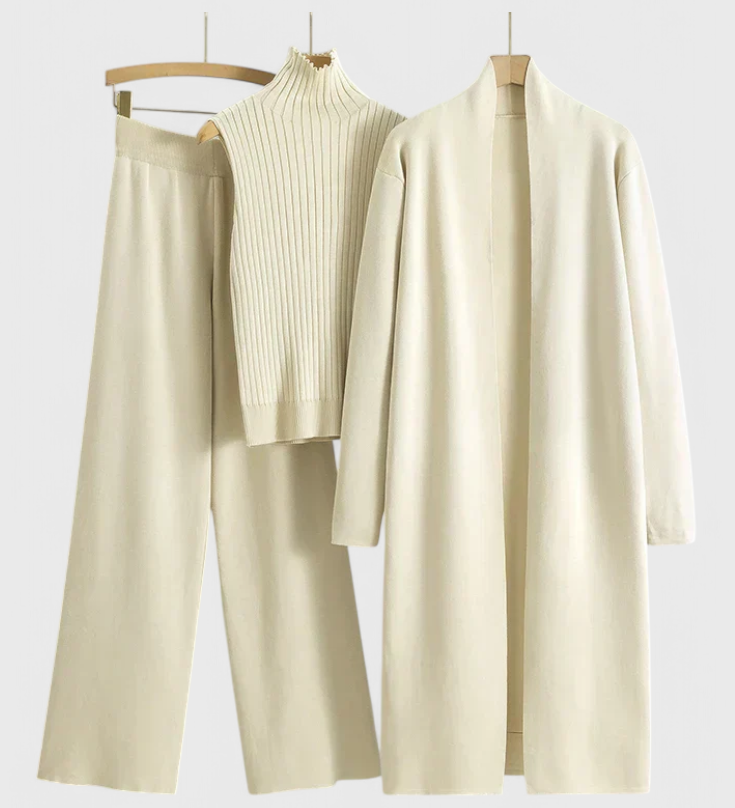 Mahalia 3-Piece Soft Knit Ensemble with Chic Design