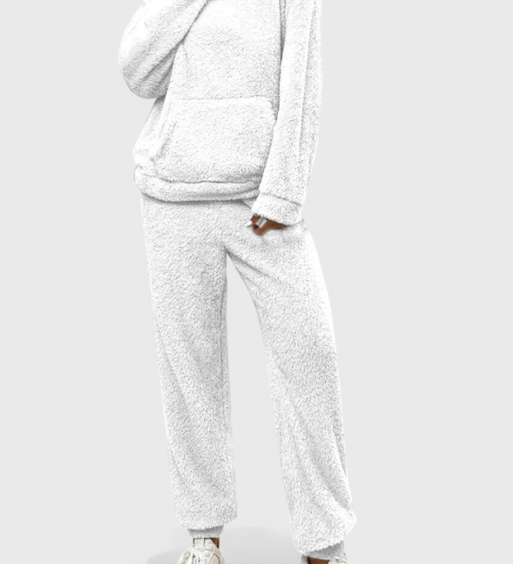 Cozy Billie Two-Piece Set in Luxurious Teddy Fabric