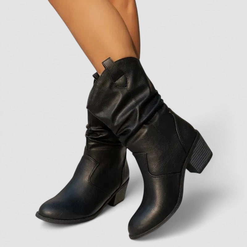 Vivian | Leather Boots