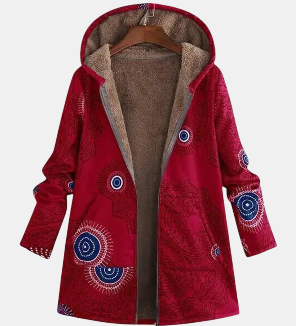 Scarlett | Aztec Sherpa Fleece Jacket