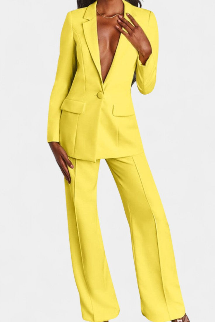 Marnie | Blazer and High-Waisted Pants Set