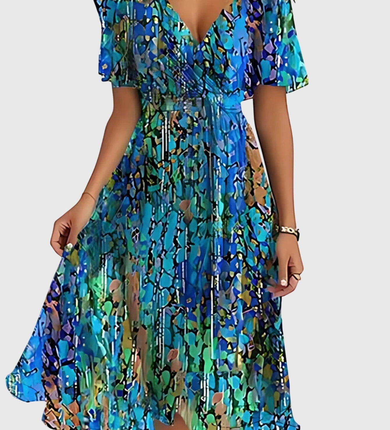 Matilda | Summer Dress With Belly Cover