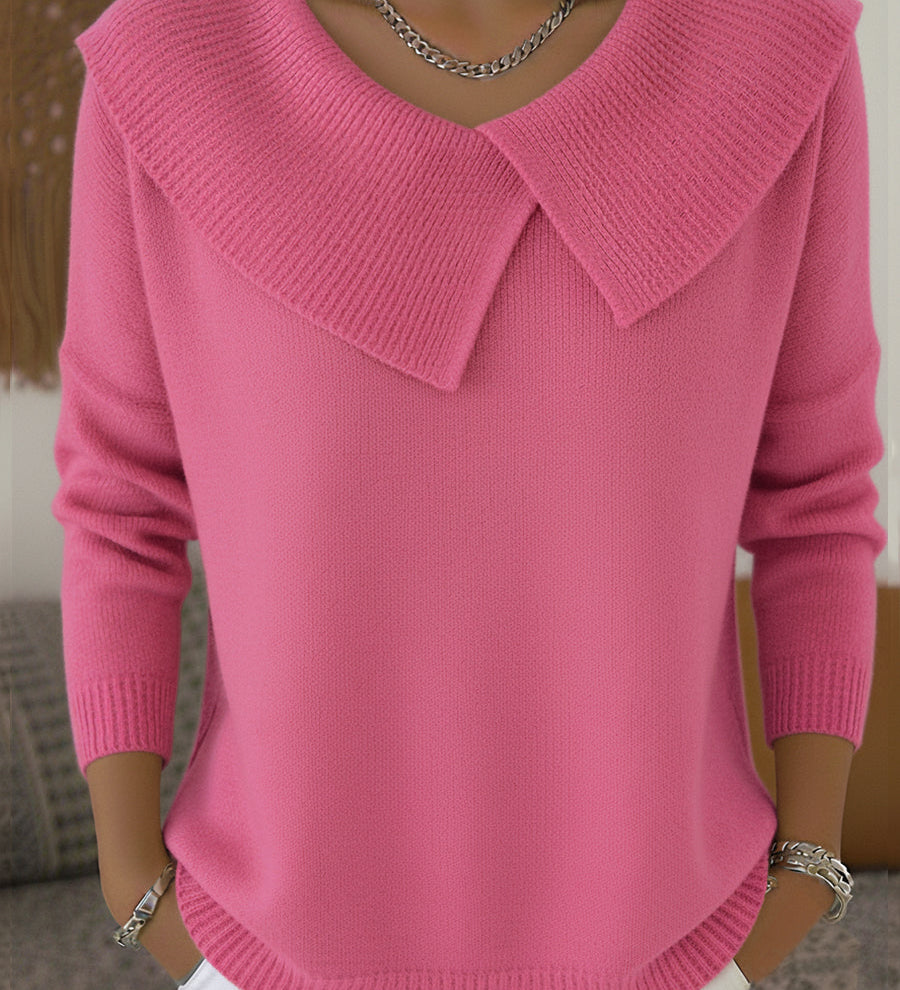 Sunnora | Sweater with Collar