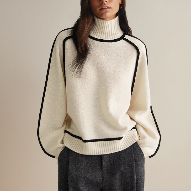 Karin | Ribbed Turtleneck Sweater
