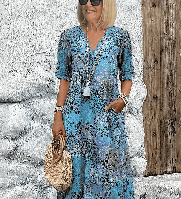 Skyler | Ocean Breeze Summer Midi Dress