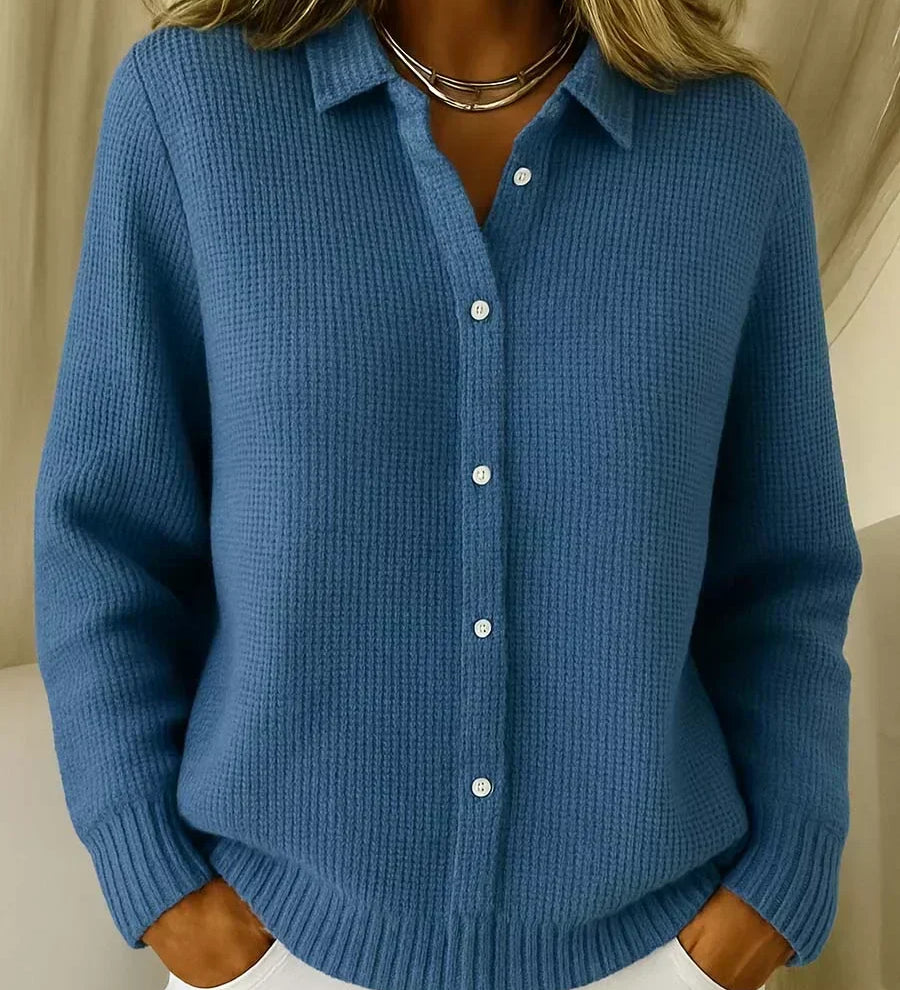 Patricia | Textured Button-Front Cardigan