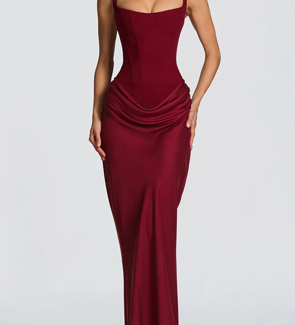 Leonor | Square Neck Maxi Dress