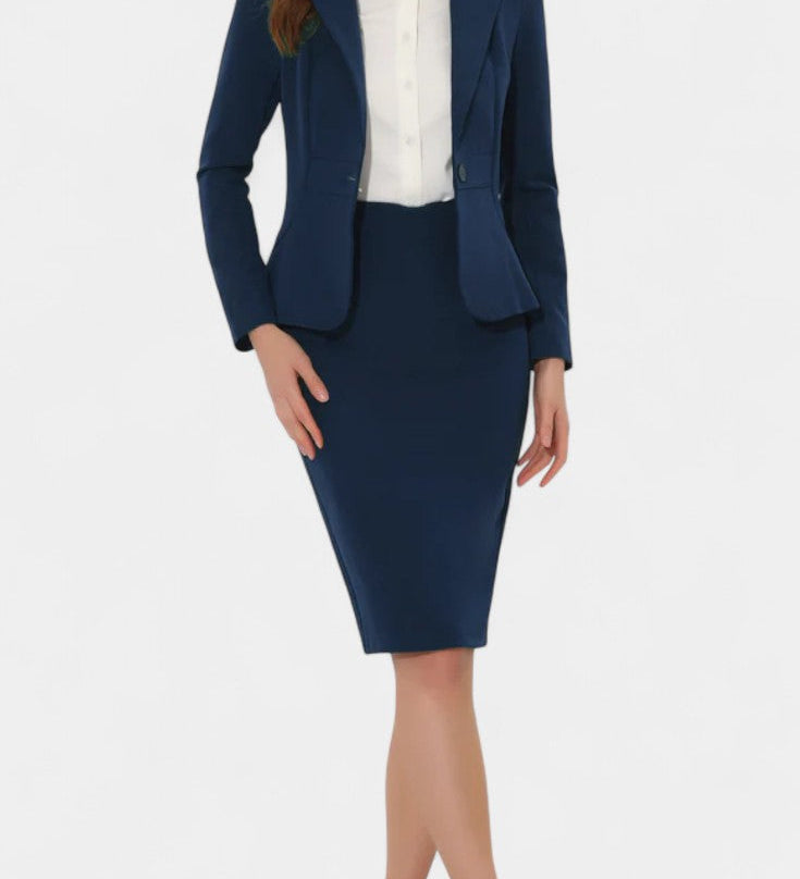 Komoren | Chic Blazer and Pencil Skirt