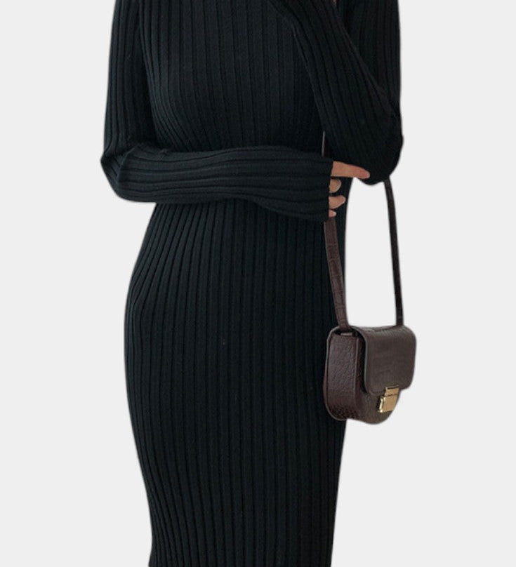 Alectra Modern Silhouette Two-Piece Knit Ensemble