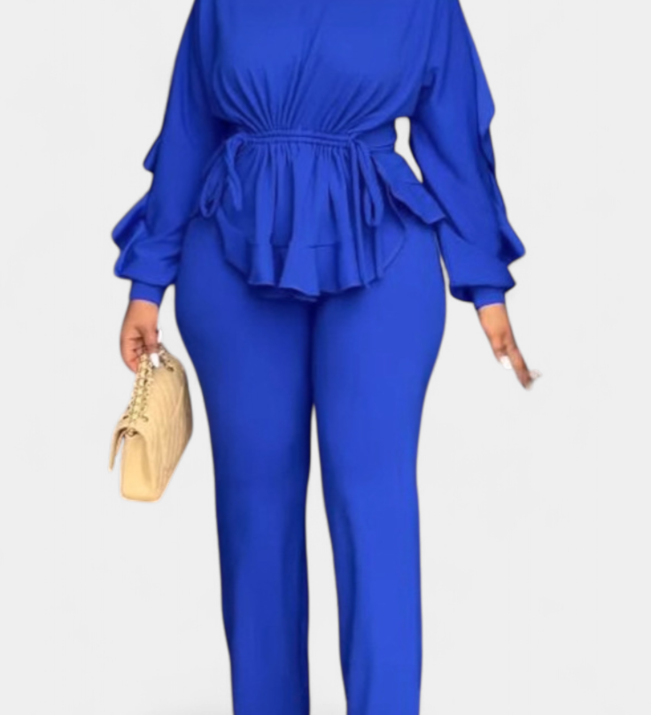 Charmed | Adjustable Waist Set with Tailored Pants