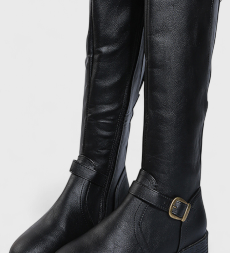 Sienna | Buckled High Boots