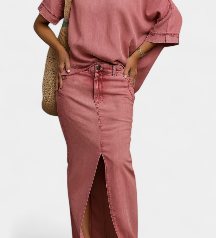 Apolonia | Asymmetrical Set with Long Skirt