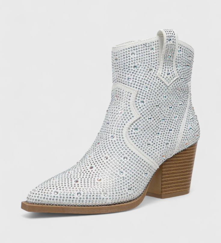 Berenice | Zippered Patchwork Boots