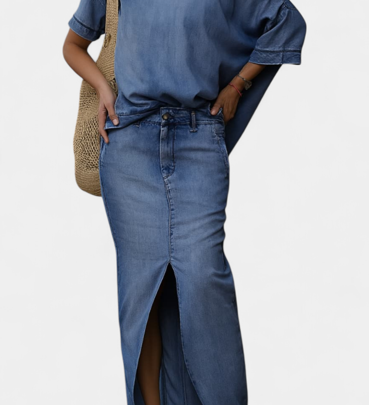Apolonia | Asymmetrical Set with Long Skirt