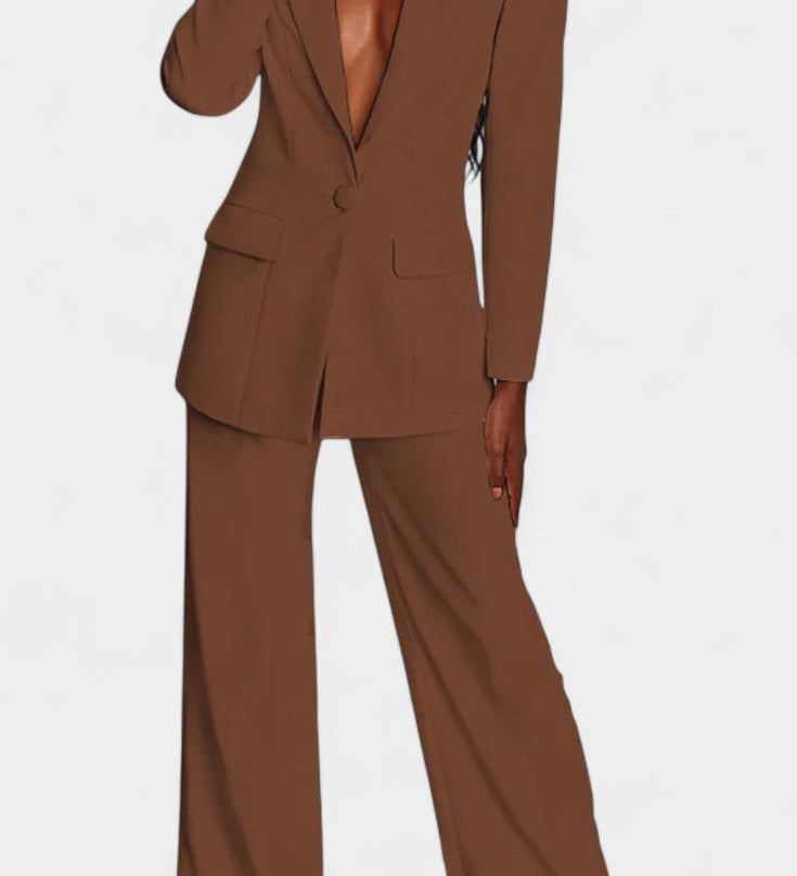 Marnie | Blazer and High-Waisted Pants Set