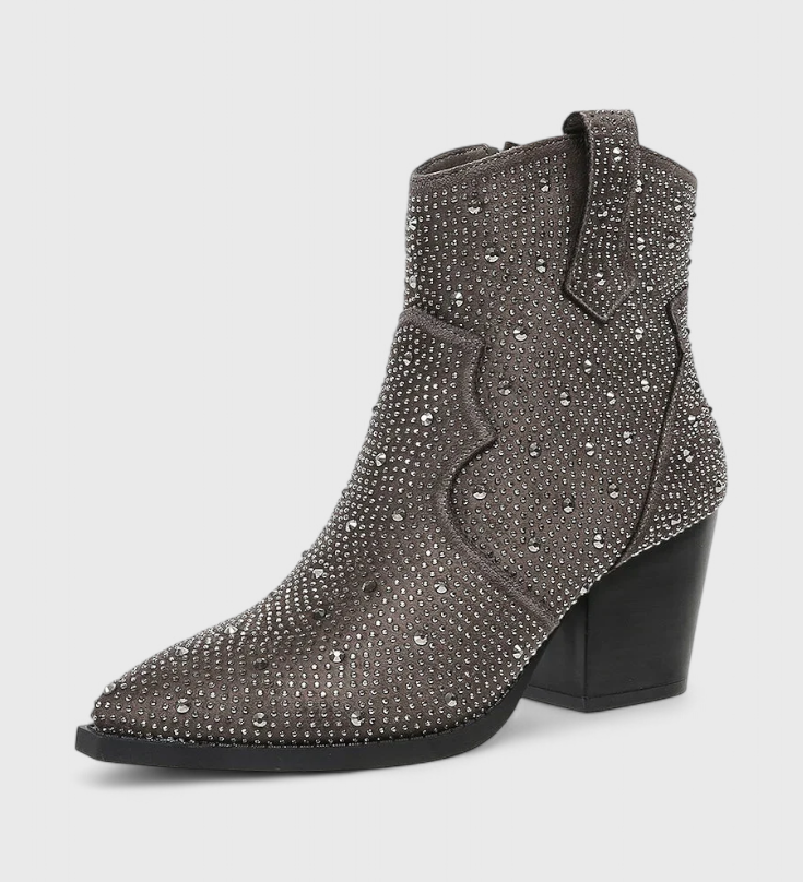 Berenice | Zippered Patchwork Boots