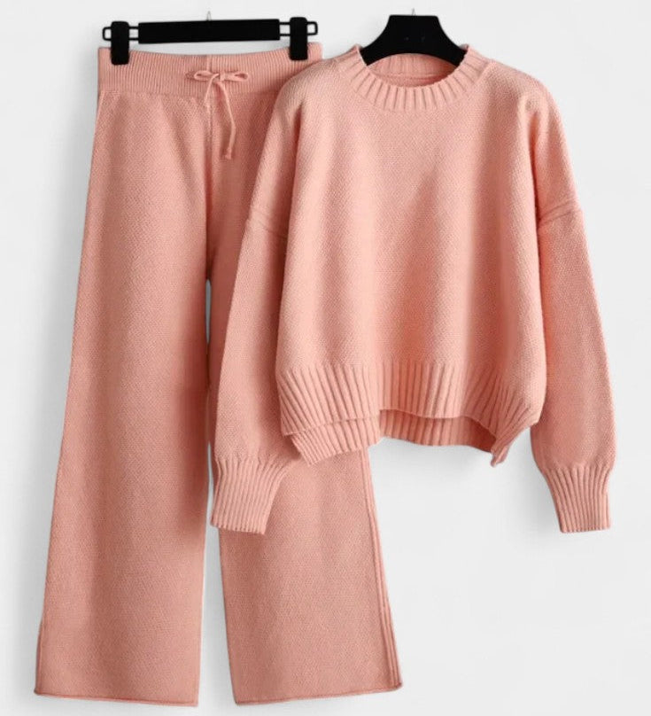 Olga Relaxed Fit Two-Piece Knit Lounge Set