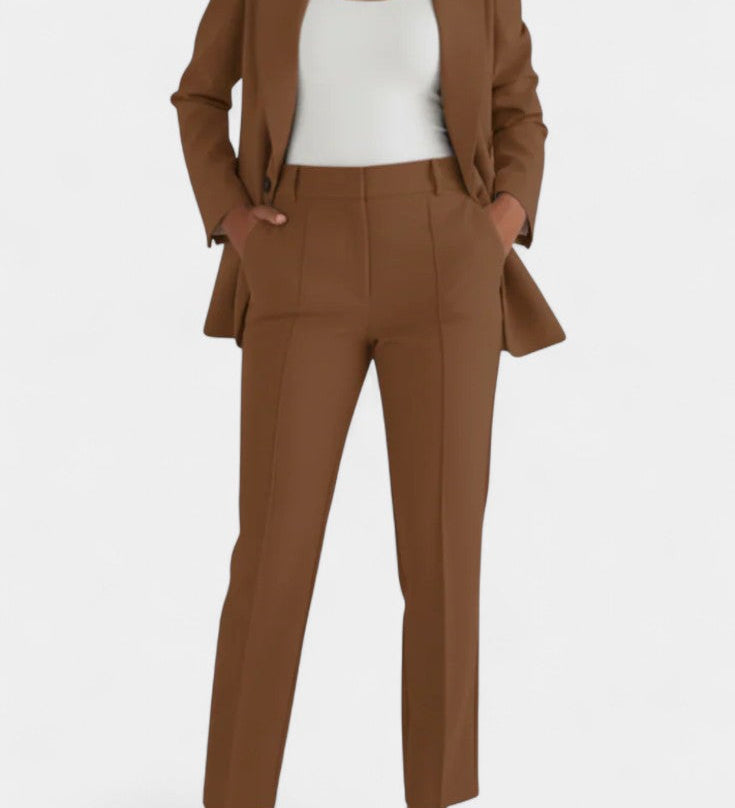 Kaia Soft Fabric Two-Piece Fitted Set