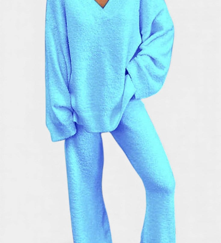 Siléale | Cozy V-Neck Two-Piece