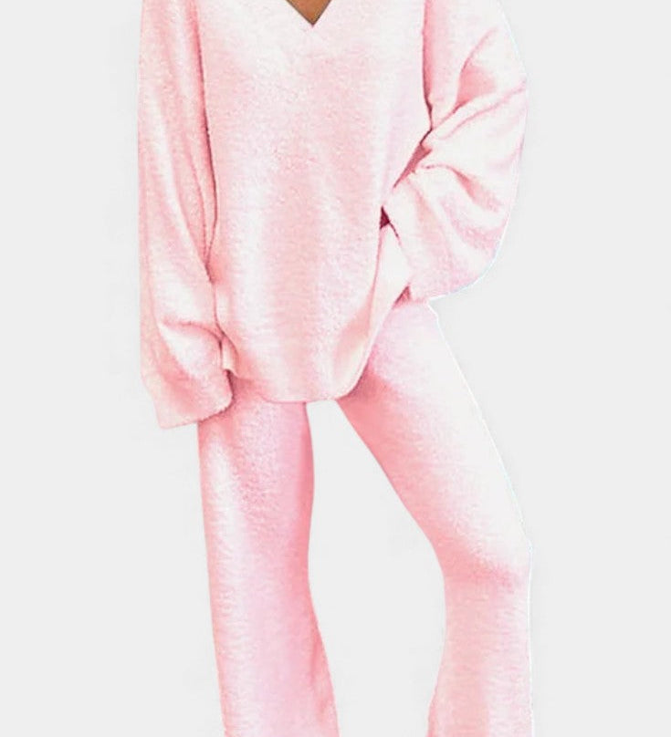 Siléale | Cozy V-Neck Two-Piece
